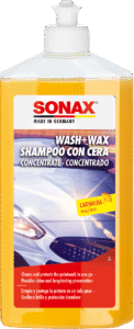 shampoo con cera